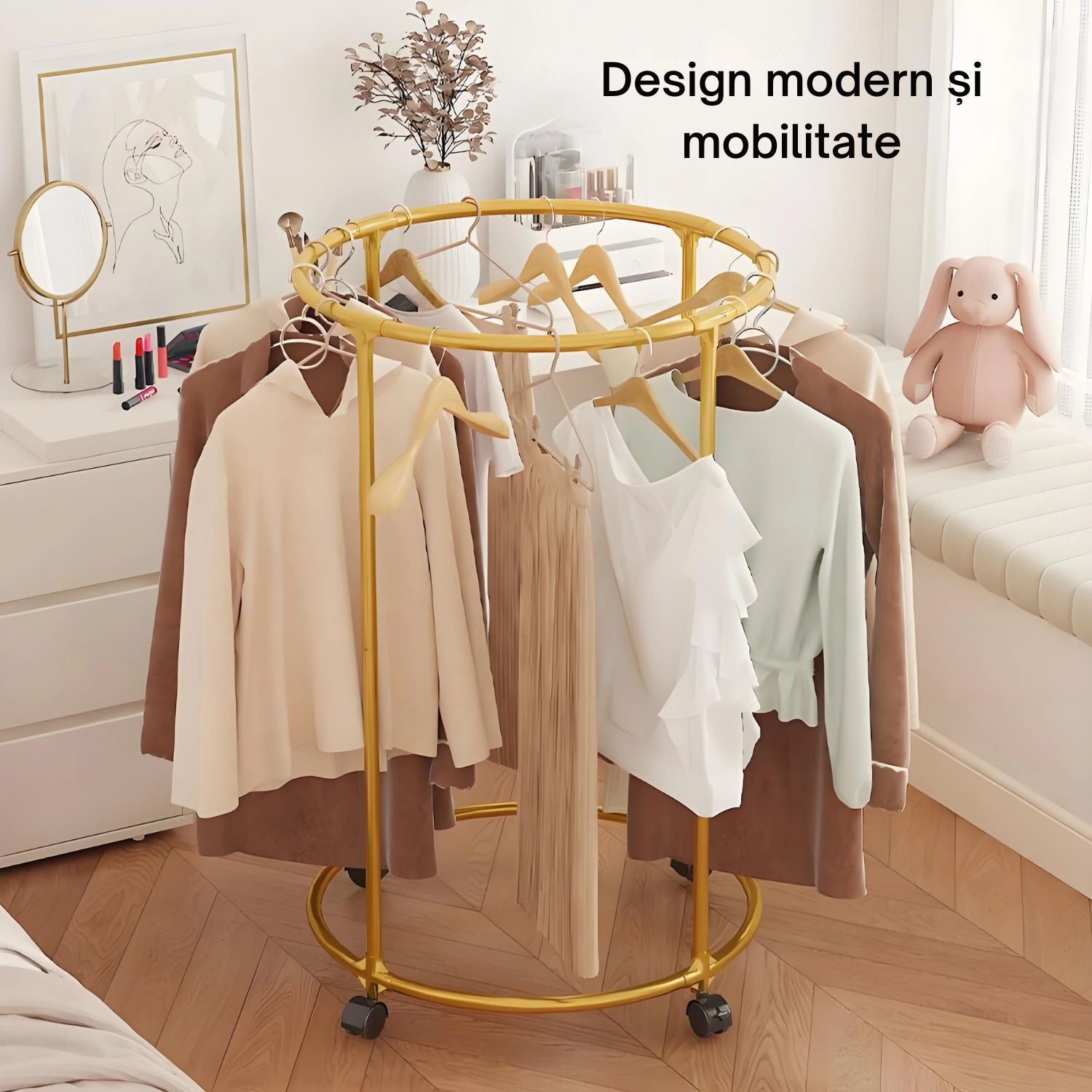 Suport rotativ pentru haine Design Luxury 130 CM X 75 CM