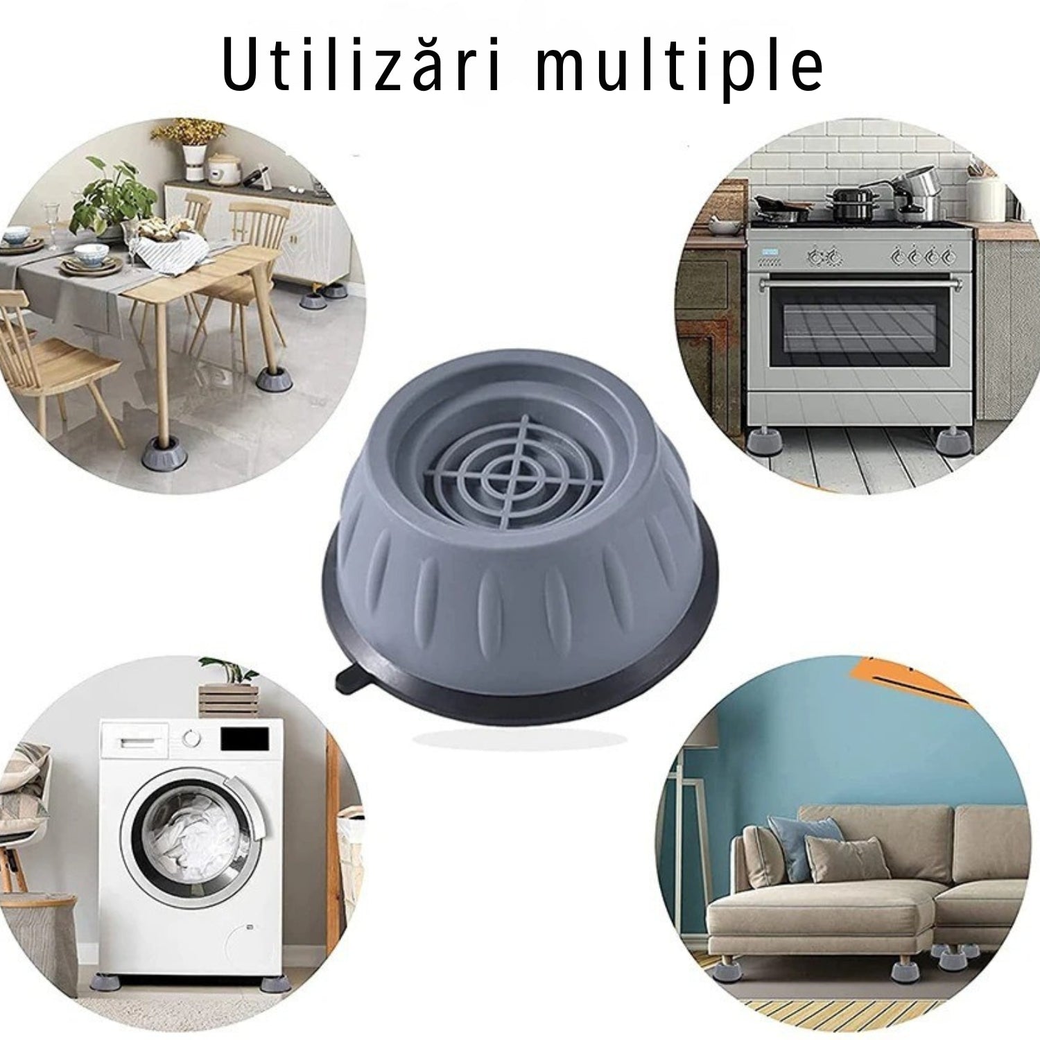 SET 4 PICIOARE ANTIDERAPANTE ȘI ANTIȘOC  1+1 GRATIS