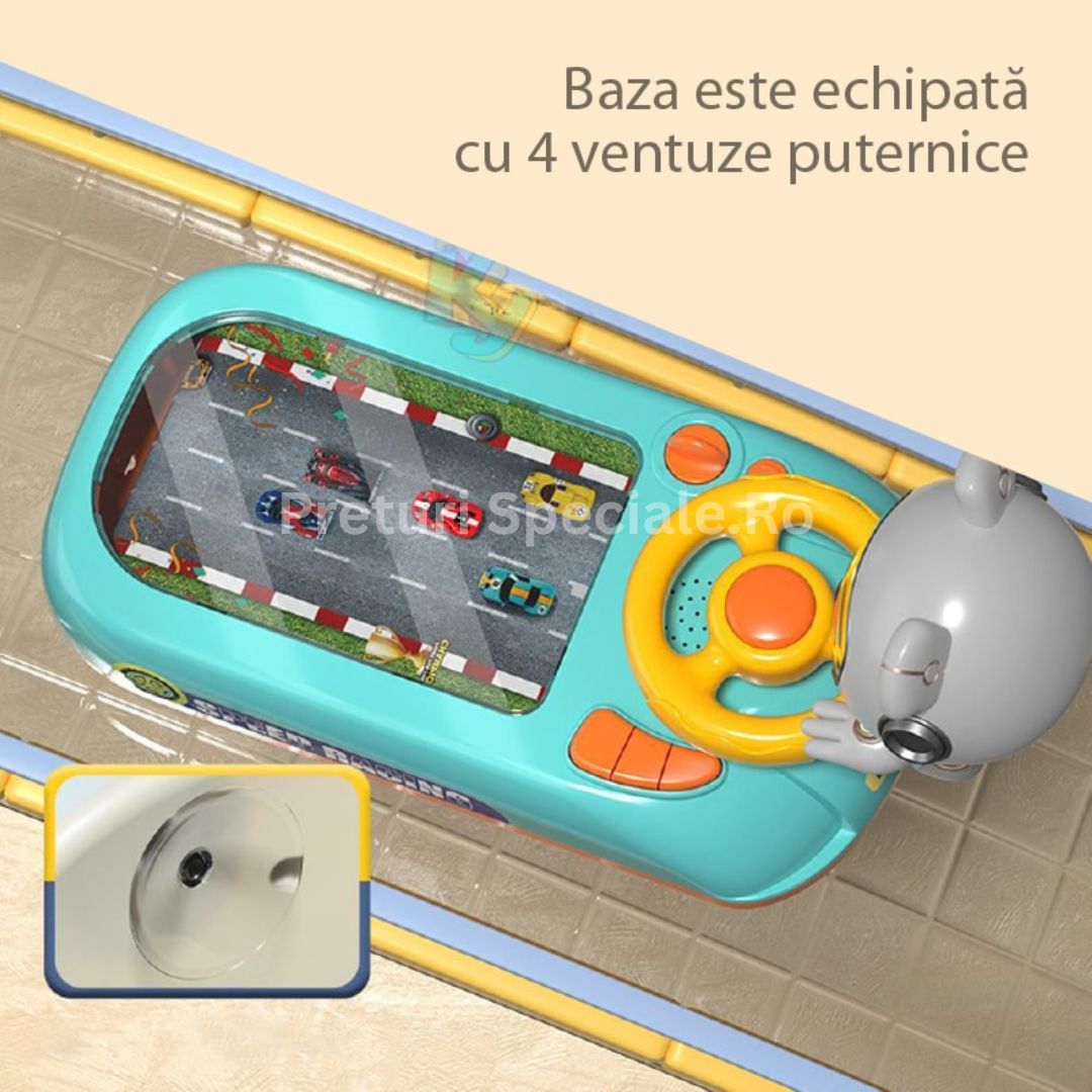 SIMULATOR AUTO CU VOLAN ȘI SUNETE REALE. JUCĂRIA PERFECTĂ PENTRU CEL MIC