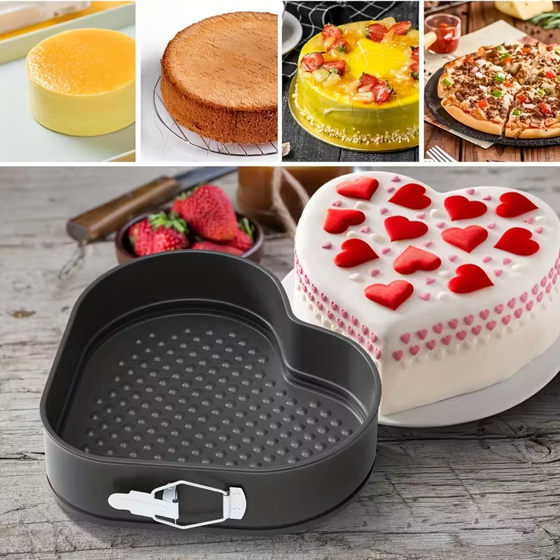 Set 3 Tăvi Cu Bază Detașabilă, Forme și Dimensiuni Diferite, Ideal pentru Copt