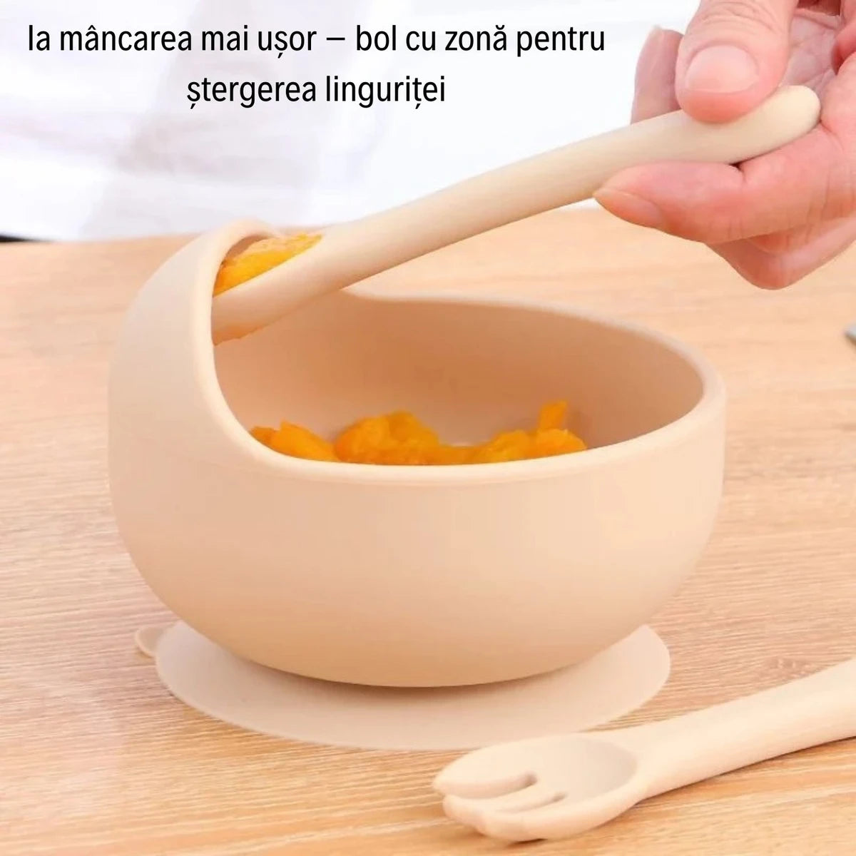 Set Diversificare 8 Piese pentru bebluși și copii mici - ALBASTRU