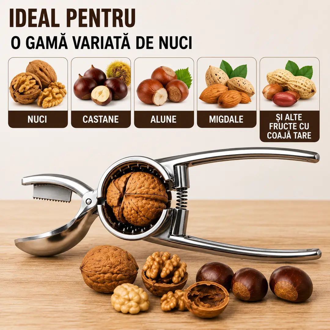Spărgător de Nuci și Castane Premium – Rapid, Practic și Ușor de Folosit