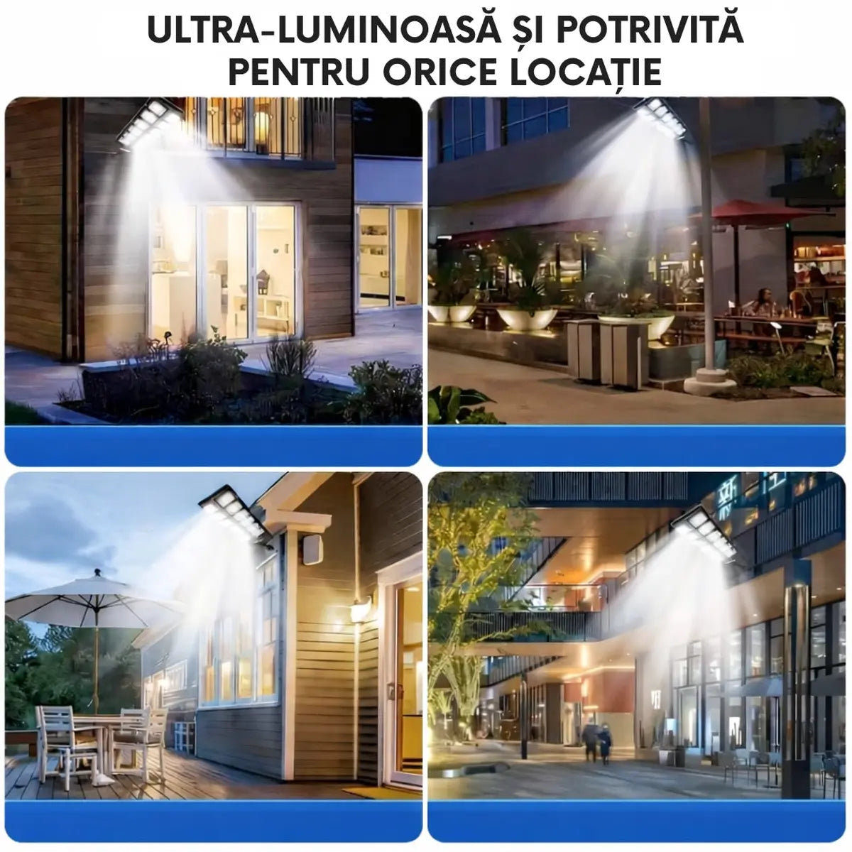 Iluminare puternică fără costuri la curent! 💡 Lampă solară cu 720 LED-uri, senzor de mișcare și autonomie mare