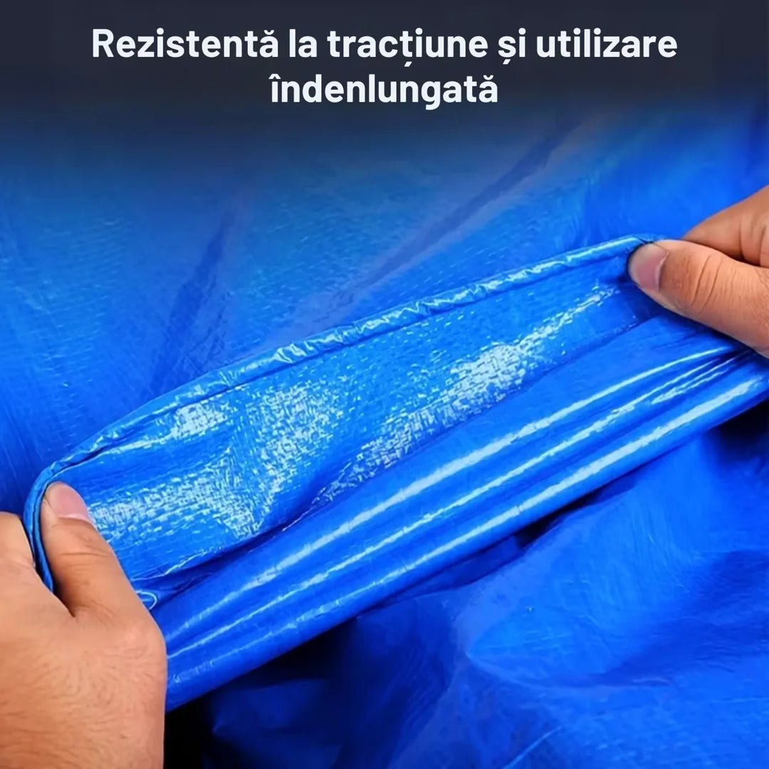 1+1 Gratis! Acoperă și Protejează Orice - Prelată Impermeabilă și Rezistentă din Material Premium - 4M x 6M